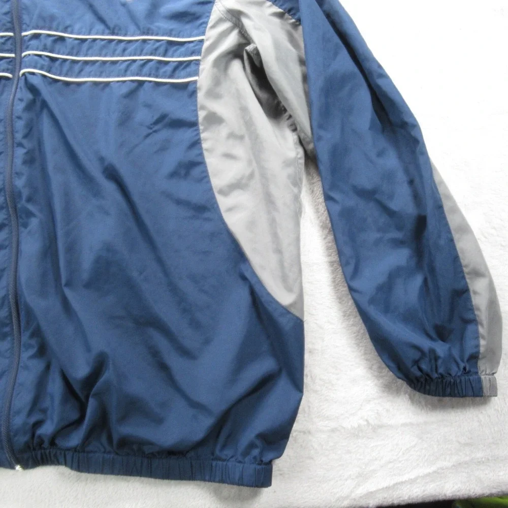 New England Patriots Jacket Men XXL NFL GIII Blue Colorblock Full Zip Football